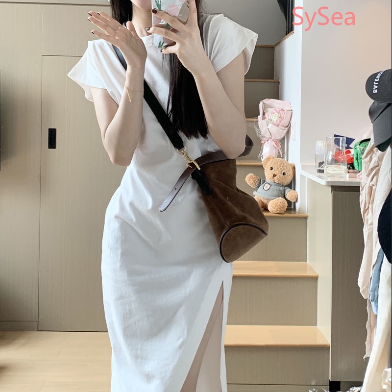 Đầm Xẻ Tà Dáng Ôm Thời Trang Mùa Hè Cho Nữ