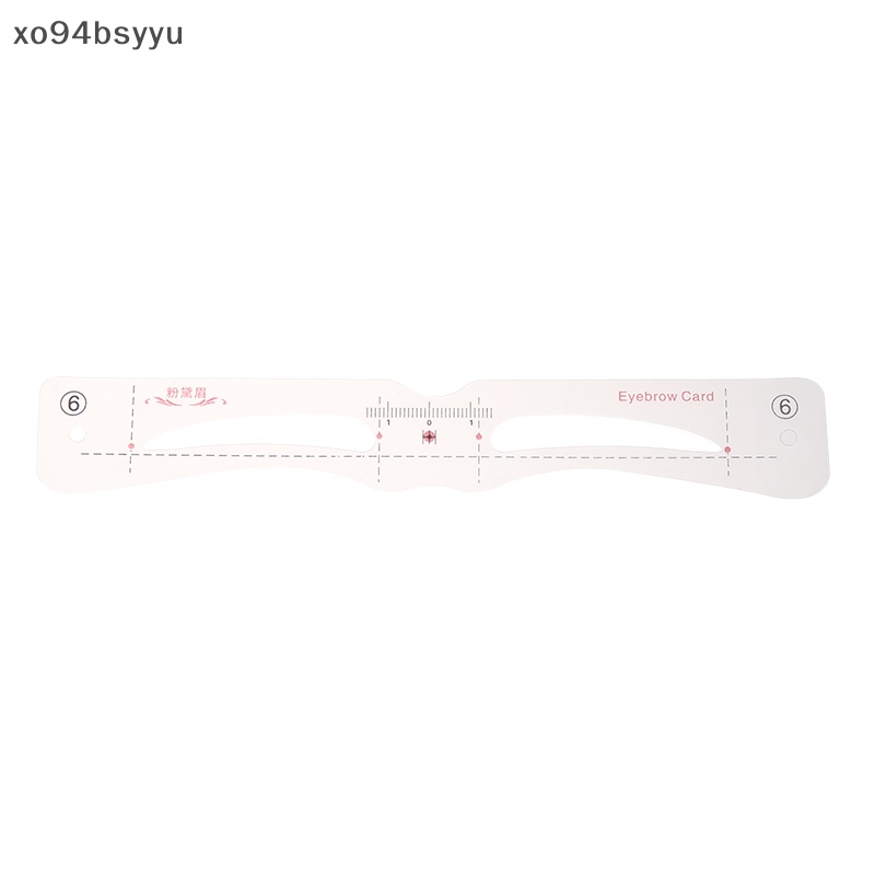 Set 12 Khuôn Kẻ Lông Mày Xo94Bsyu Bằng Silicon Tiện Dụng