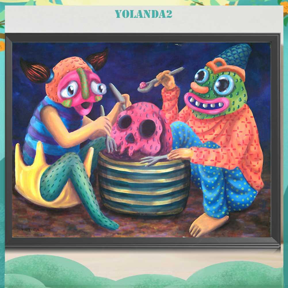 Tranh Đính Đá Kim Cương Toàn Bộ 5D DIY Hình Vẽ Khủng Long