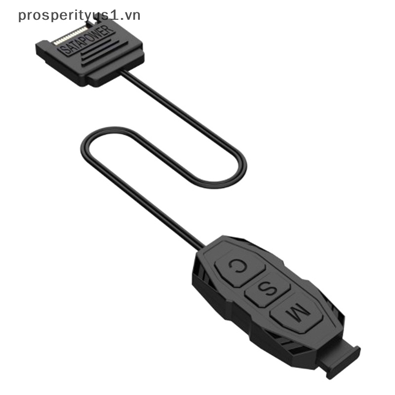 [prosperityus1] Bộ Điều Khiển Mini Argb 5v 3pin Sang SATA Tích Hợp Đèn Tản Nhiệt Nước Làm Mát Cho Cpu