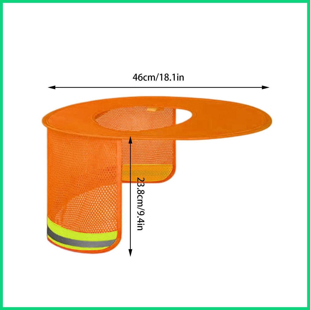 Mũ Cứng Che Nắng Có Dải Phản Quang Thoáng Khí Có Thể Gập Lại