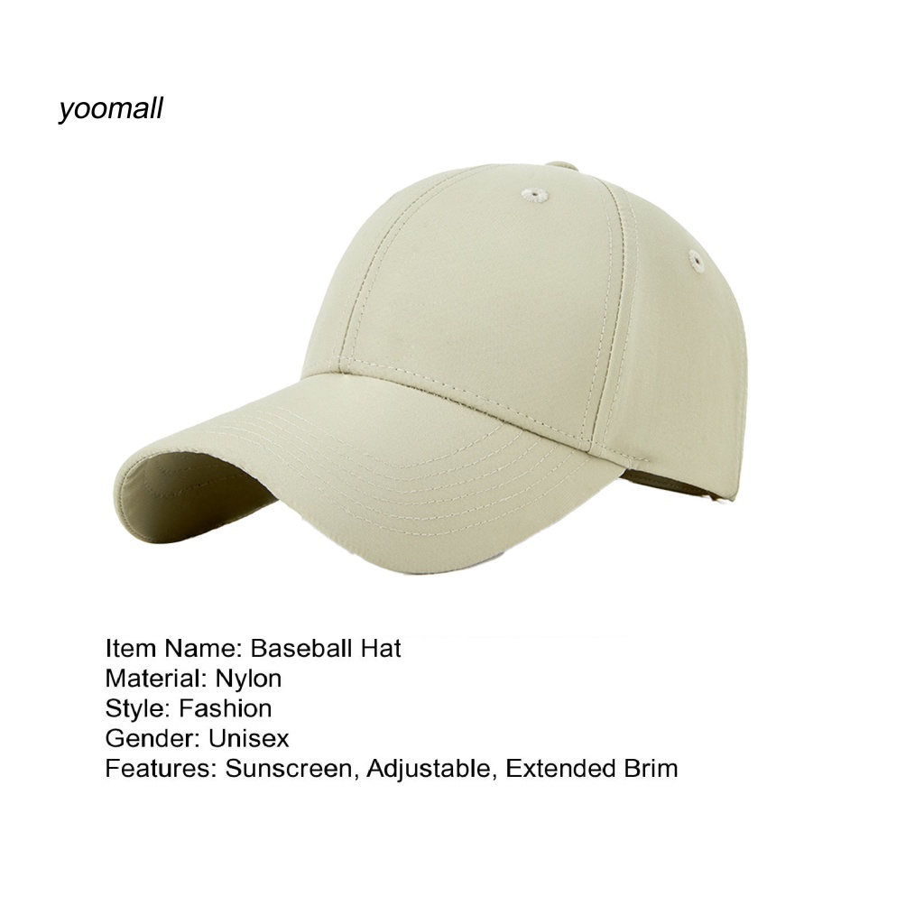 Mũ Lưỡi Trai Chống Nắng Chống Tia UV Vành Dài Thời Trang Mùa Hè Cho Nam Và Nữ