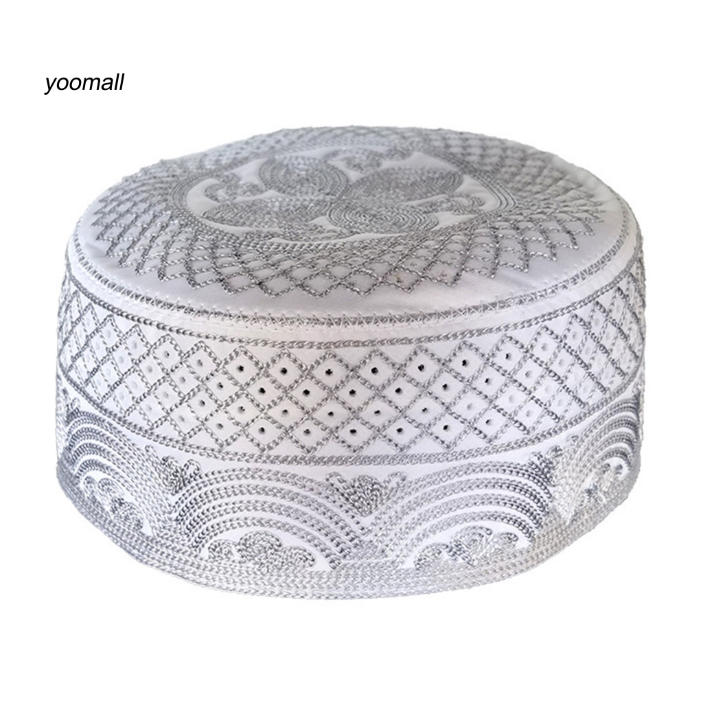 Mũ Lưỡi Trai Phẳng Thêu Họa Tiết Thổ Nhĩ Kỳ Cổ Điển Thoáng Khí Trang Trí Cho Nam