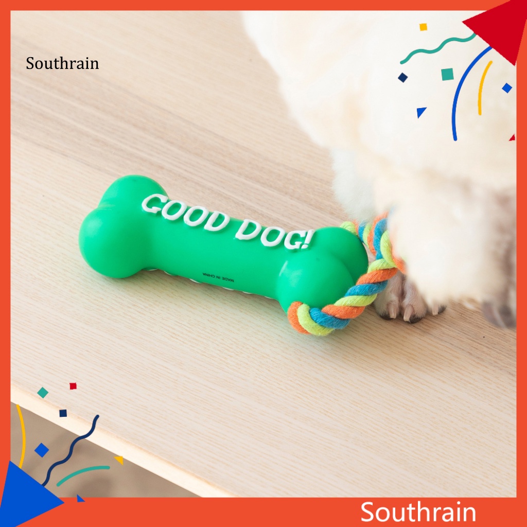 Đồ Chơi Gặm Hình Khúc Xương Gọn Nhẹ Chống Cắn An Toàn Cho Thú Cưng