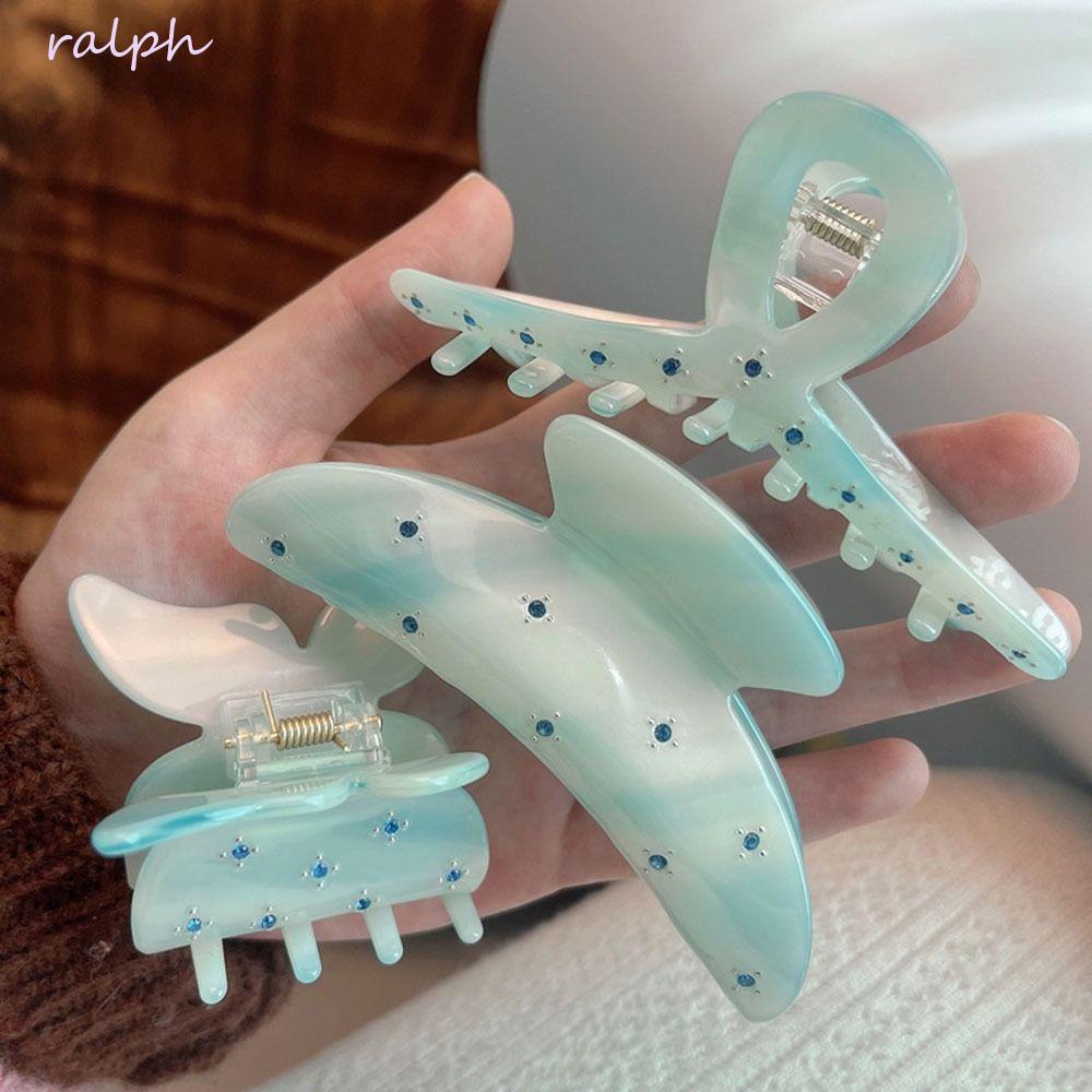 Kẹp Tóc Hình Cá Mập / Bướm Axit Acetic Ngọt Ngào Dễ Thương Phong Cách Hàn Quốc Cho Nữ