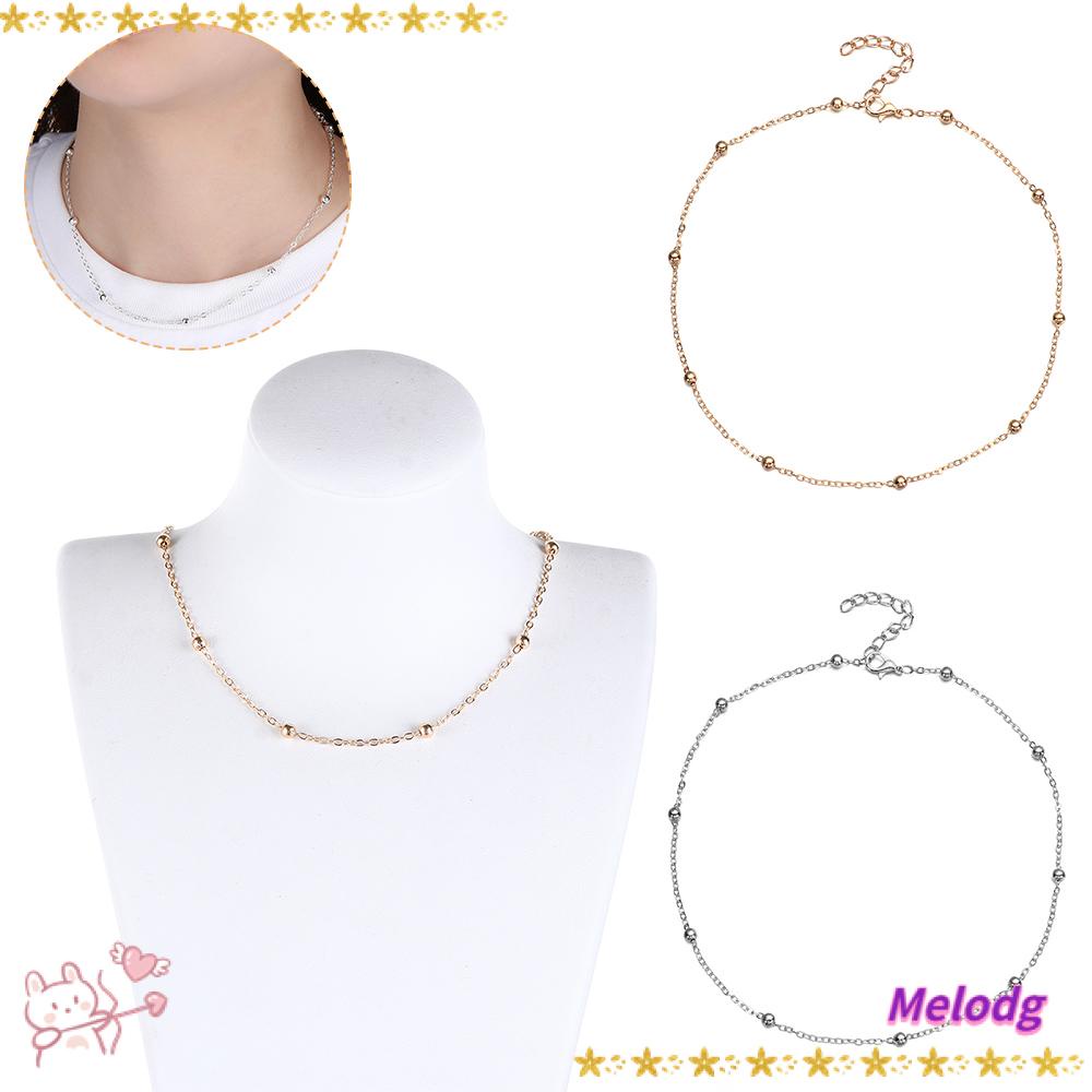 Quà Tặng Vòng Cổ Choker Giai Điệu|Vòng Tay Chuỗi Hạt Nhỏ Bằng Đồng Tinh Tế Cho Nữ