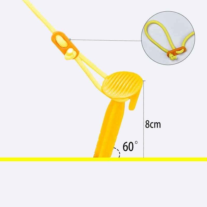 Cọc Dựng Lều 9 Inch Chuyên Dụng Cho Đi Biển