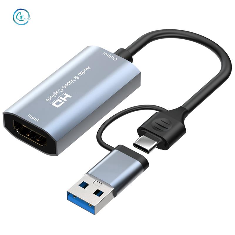 Thẻ Ghi Hình Video Âm Thanh Video HDMI-C + USB 1080P 4K Cho Máy Tính
