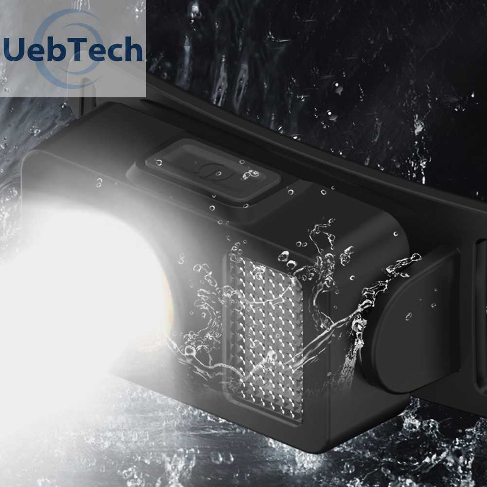 Đèn LED COB Đeo Trán IPX4 Cổng Sạc USB Dùng Khi Đi Cắm Trại