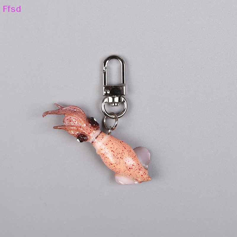 {Ffsd} Móc Khóa Hình Mực Biển Vui Nhộn * Hàng Bán Chạy