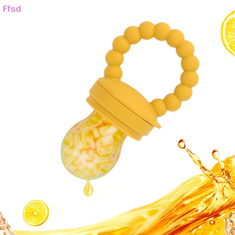 {Ffsd} Túi Nhai Ăn Dặm Trái Cây Bằng Silicon Cấp Thực Phẩm An Toàn Cho Bé * Bán Chạy
