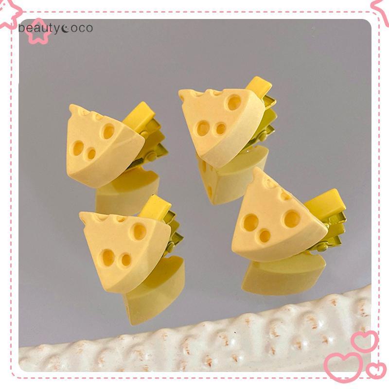 Beautycoco🍊Kẹp Tóc Hình Phô Mai Bằng Nhôm Đáng Yêu Mùa Hè Cho Nữ 1 Cái