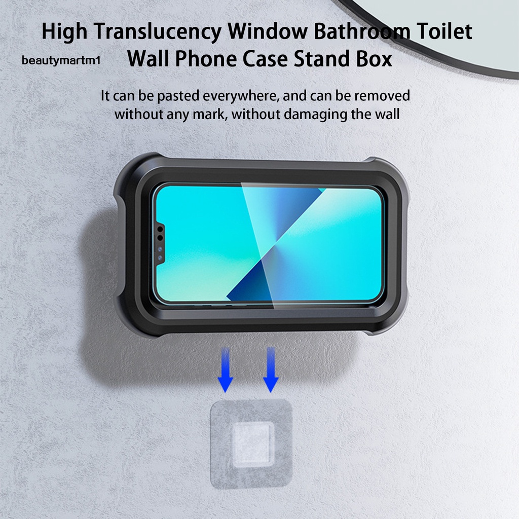 Giá Đỡ Điện Thoại Chống Nước Xoay 360 Độ BMM1 Cho Phòng Tắm