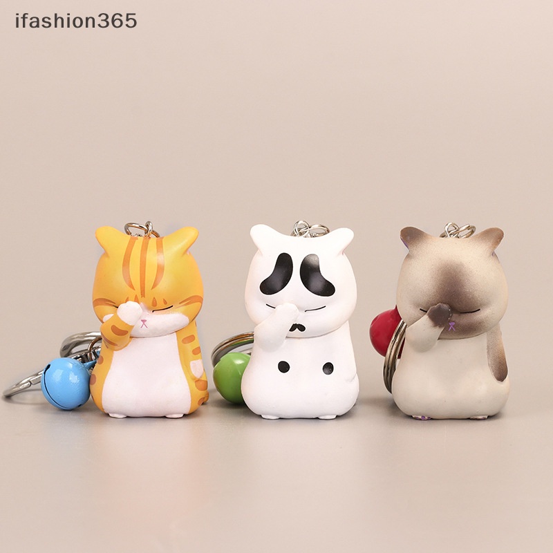 Móc Khóa Hình Mèo Chubby Dễ Thương ifashion365