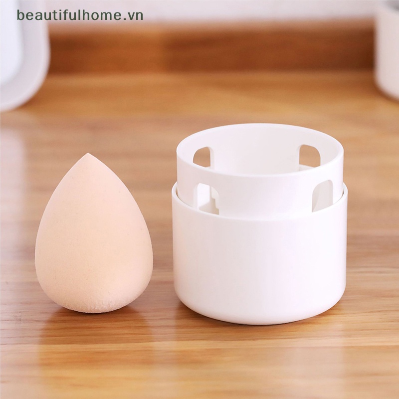 Giá Đỡ Bông Mút Trang Điểm Khô Thoáng Tiện Lợi