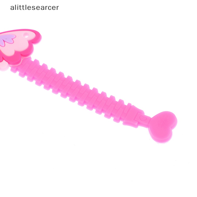 Set 10 Vòng Tay Ba Lỗ Bằng Cao Su Hình Bướm Nhiều Màu Sắc Thích Hợp Cho Tiệc Sinh Nhật