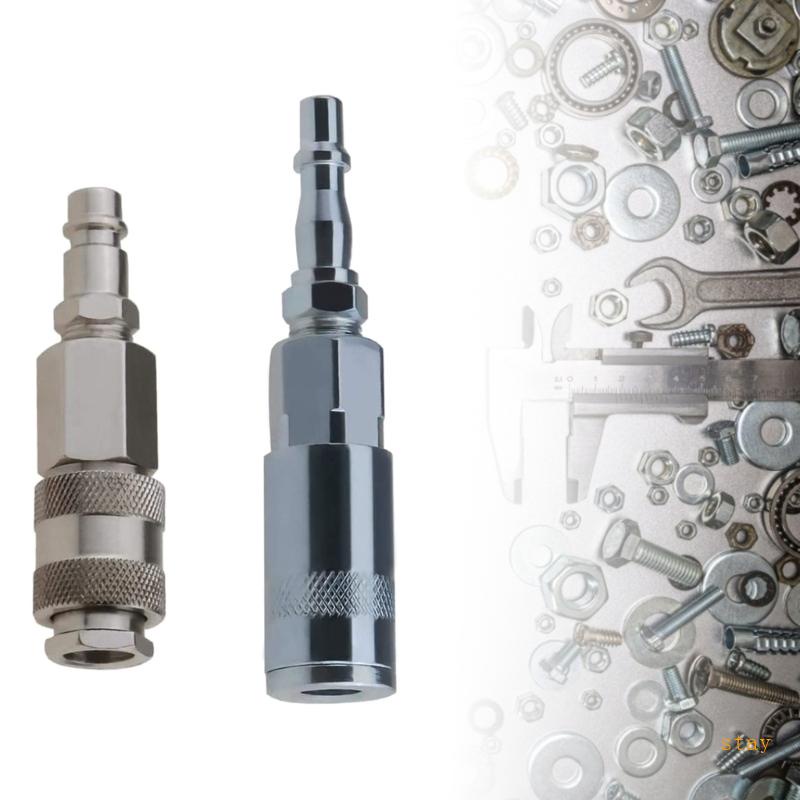 Set 2 Đầu Nối Chuyển Đổi Máy Nén Khí Từ Male PCL Sang Female EURO