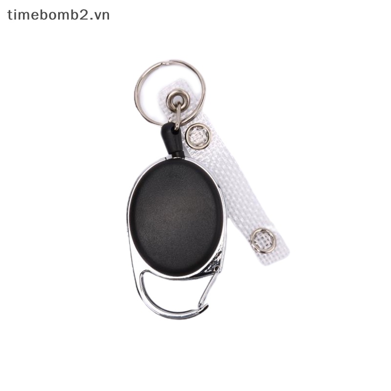 1 Dây Móc Chìa Khóa Bằng Thép Dài 60cm Có Thể Thu Gọn Tiện Dụng