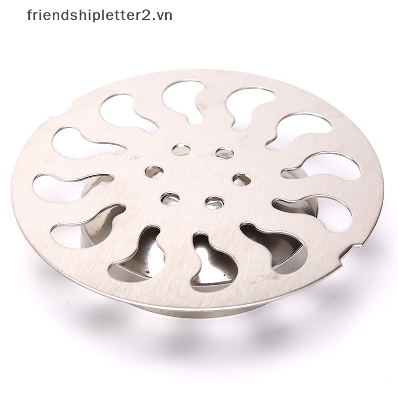 1 Nắp Đậy Cống Thoát Nước Sàn Nhà Bằng Thép Không Gỉ Chống Tắc Nghẽn Hình Tròn