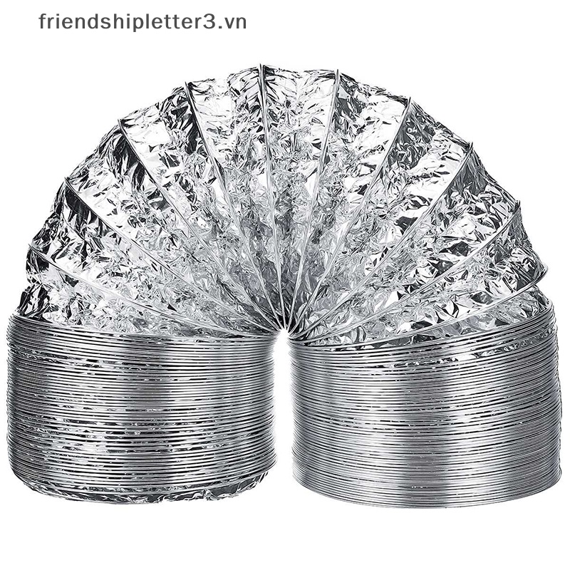 Ống Xả Khí Bằng Nhôm 1.5M 4inch Linh Hoạt Dài 1.5M