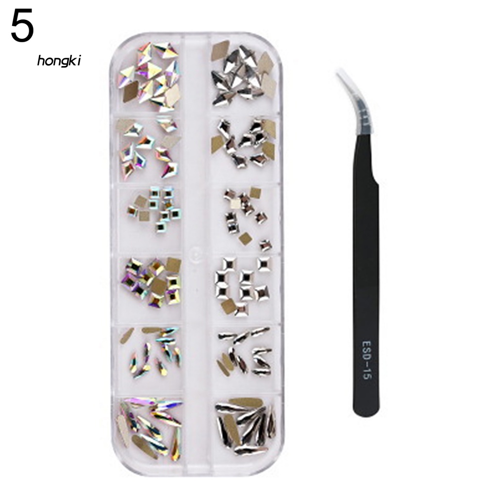 Bộ 120 HạT ĐíNh Trang Trí MóNg 3D