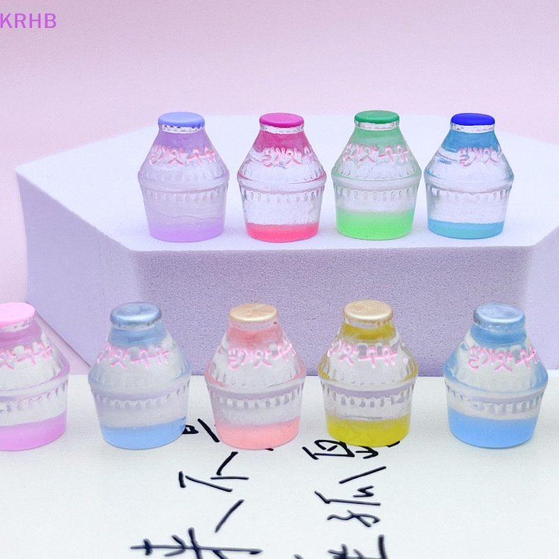 Set 10 Lọ Thủy Tinh Mini Bằng Nhựa Phát Quang Dùng Để Trang Trí Đồ Trang Sức Mới