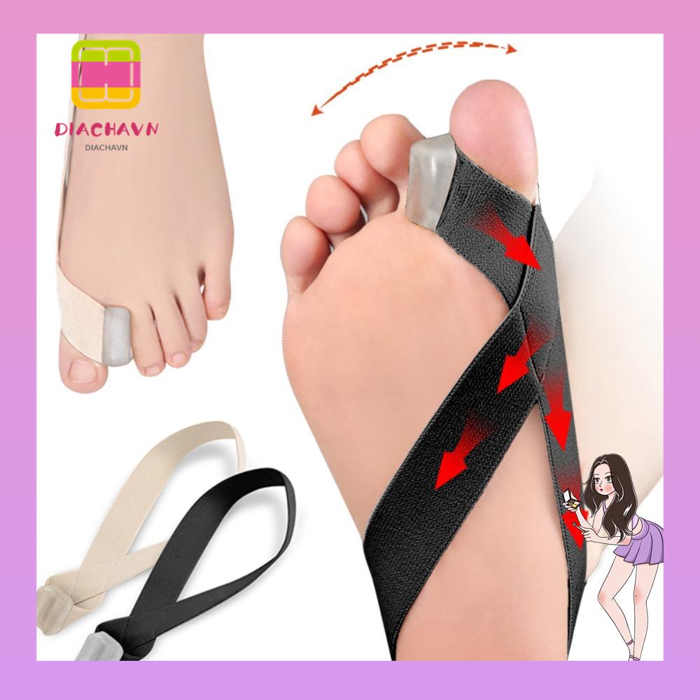 Set 2 Dụng Cụ Tách Ngón Chân Giảm Đau Màu Đen Tiện Dụng