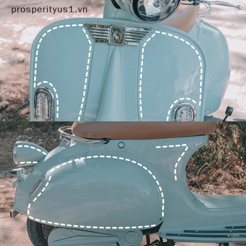 [prosperityus1] Miếng Dán Phản Quang Trang Trí Xe Hơi / Xe Máy DIY