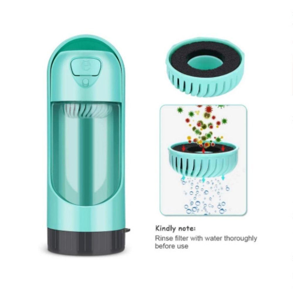 Bình Đựng Nước Uống Có Đồ Lọc Bằng Nhựa Chống Rò Rỉ Cho Thú Cưng