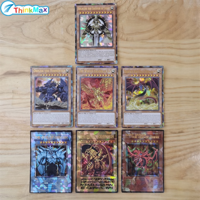 Set 72 thẻ bài Thinkmax Yugioh Laser hình rồng trắng mắt xanh dương tiếng Anh kèm hộp sắt