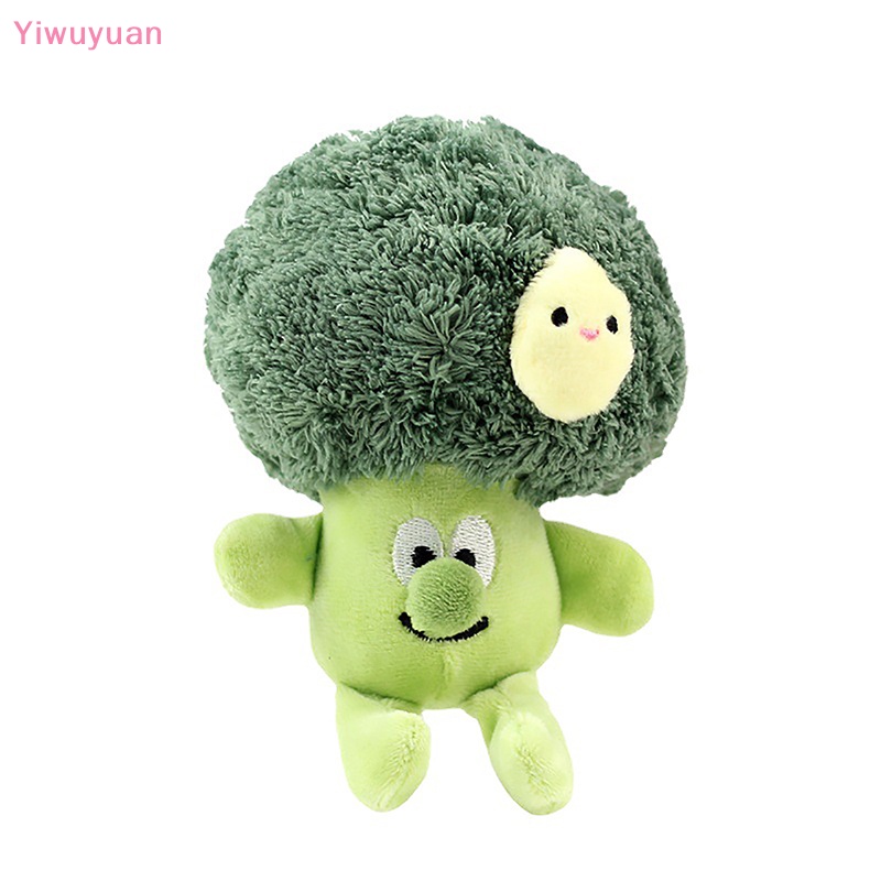 < Yiwuyuan > Đồ chơi nhồi bông Hình Rau Củ Broccoli Mềm Mại Dễ Thương Làm Quà Tặng Cho Bé Mới