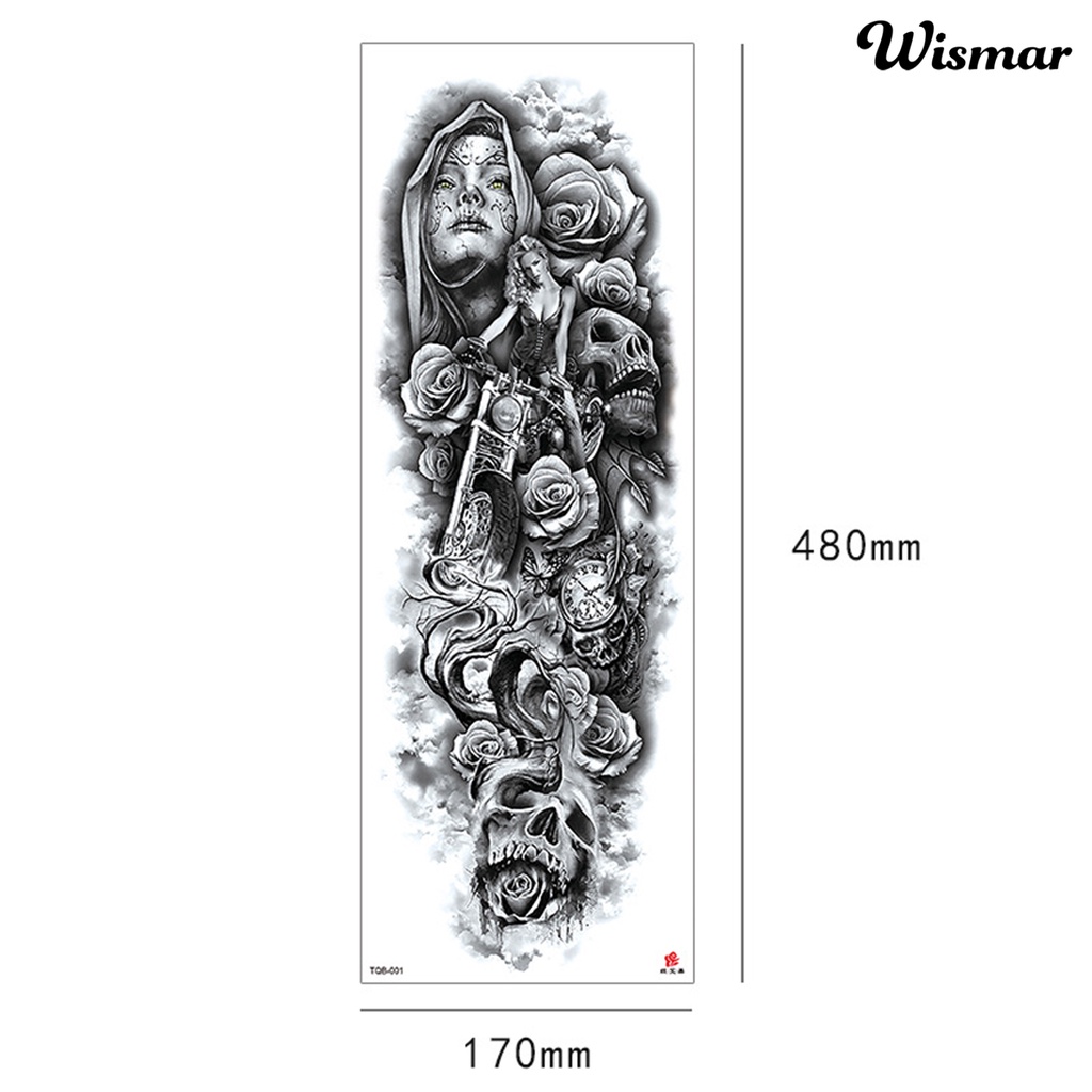 Hình Xăm Tạm Thời Chống Nước Toàn Thân Thời Trang