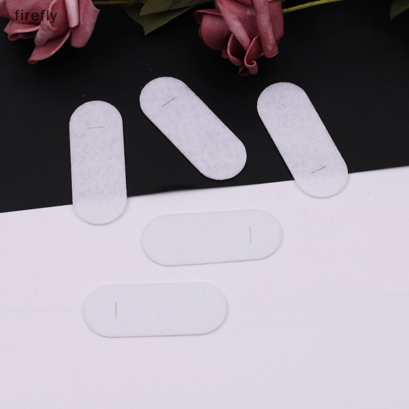 Set 100 Kẹp Tóc Hình Oval / Chữ Nhật Bằng Vải Nỉ Không Dệt Tiện Dụng