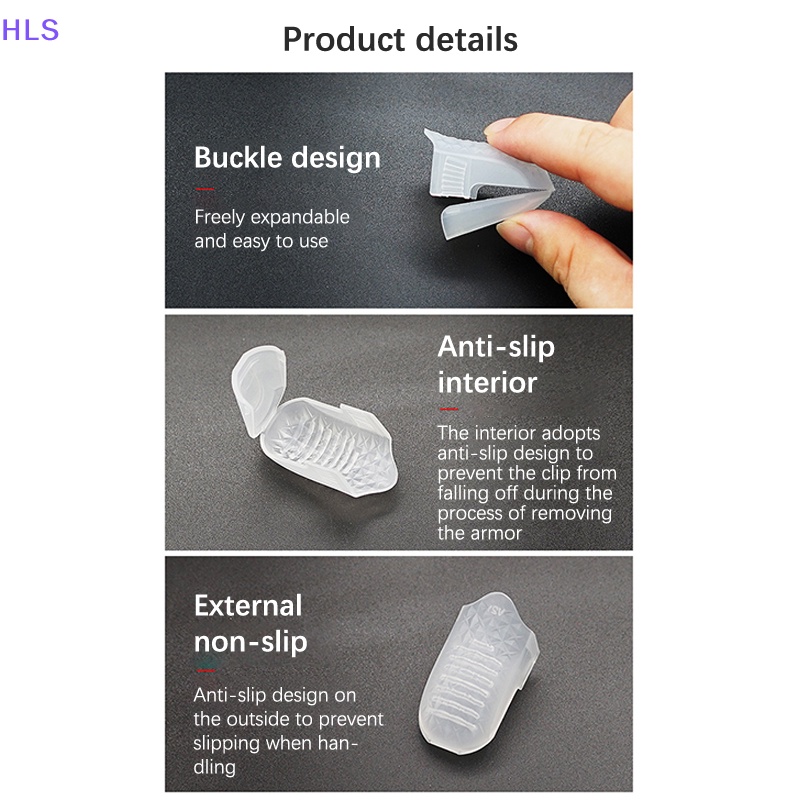 Bộ 5 Kẹp Ủ Tẩy Sơn Móng Tay Bằng Nhựa Tiện Dụng