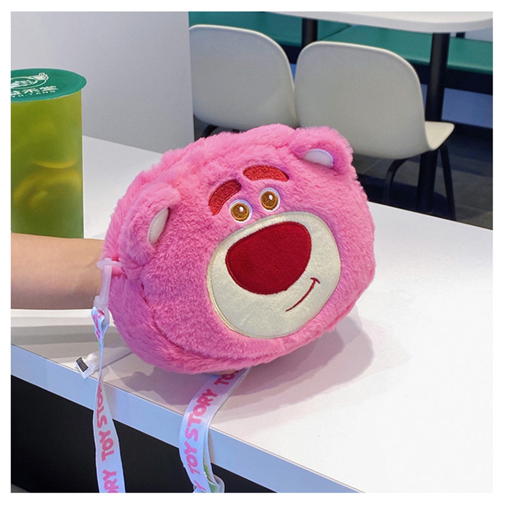Hoạt Hình Sanrio Losto túi đeo chéo Nặng Sang Trọng Túi Đeo Vai Gấu Dâu Dễ Thương Túi Đeo Chéo Túi Dành Cho Người Lớn Bé Gái Trẻ Em