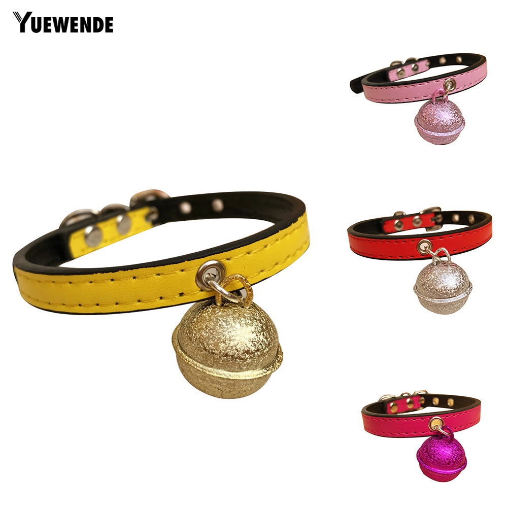 Vòng Cổ Giả Da Có Chuông Cho Thú Cưng