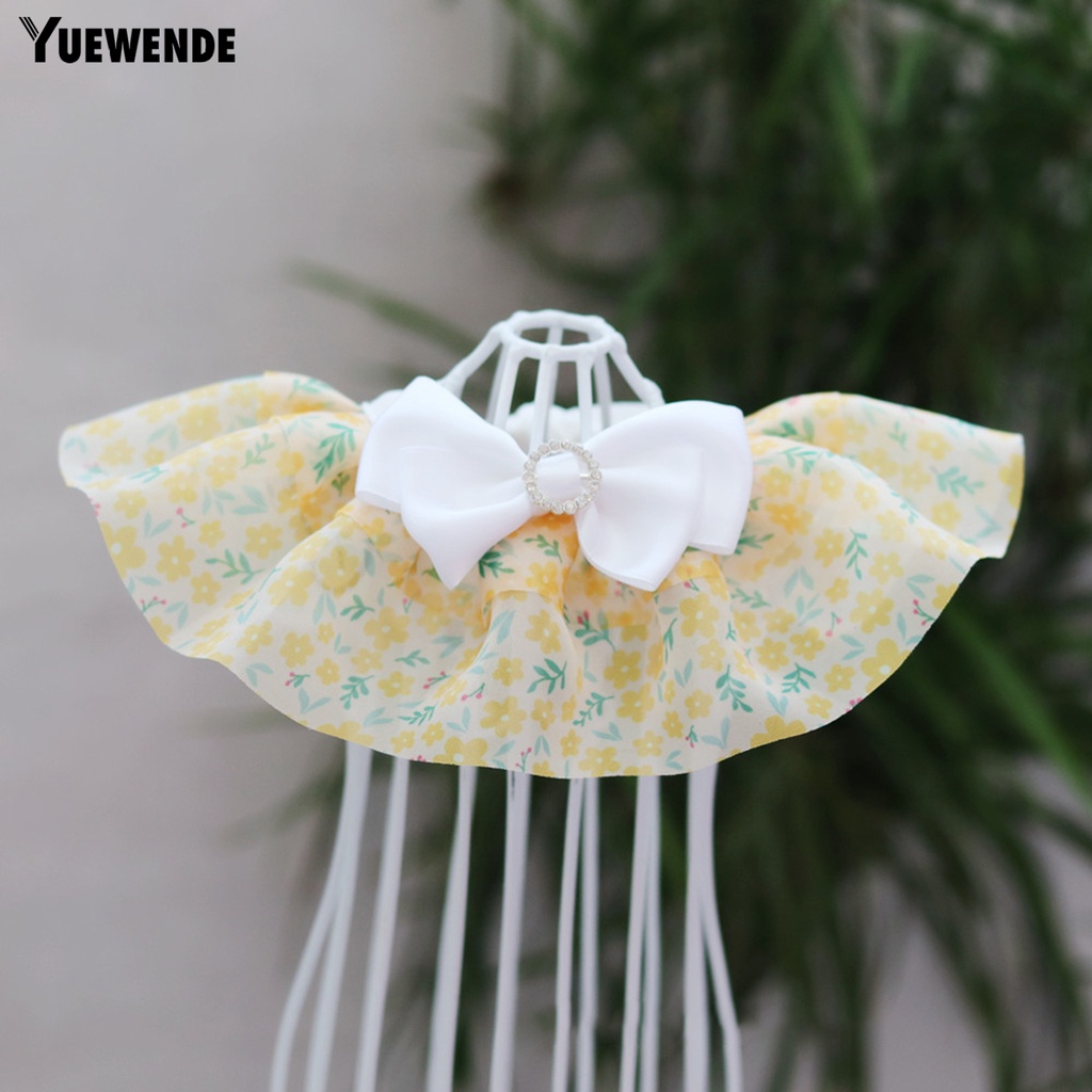 Yếm Đeo Cổ Họa Tiết Hoa Dễ Thương Cho Thú Cưng