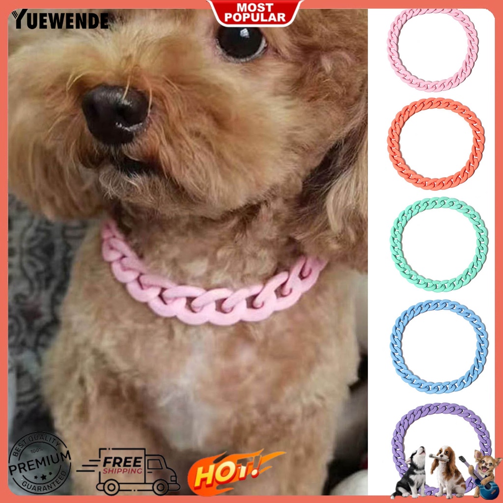 Yq.e Vòng Cổ Hình Học Màu Trơn Phong Cách Âu Mỹ Cho Thú Cưng