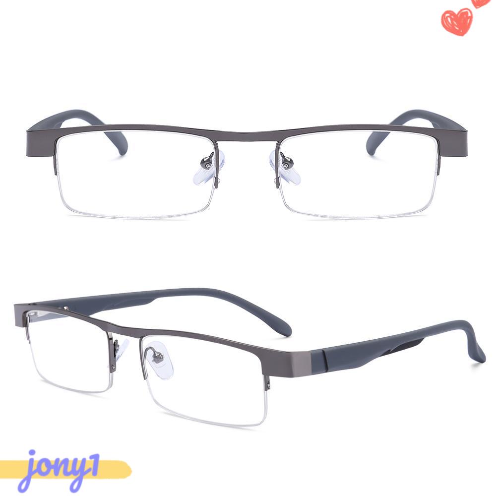 Kính Đọc Sách Nửa Gọng Chống Ánh Sáng Xanh Phong Cách Vintage Thời Trang