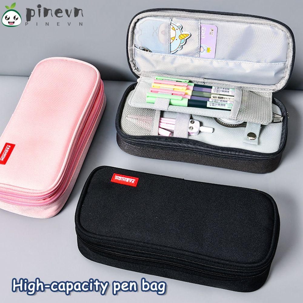 Túi Đựng Bút Bằng Vải Canvas Thiết Kế Dễ Thương Tiện Dụng