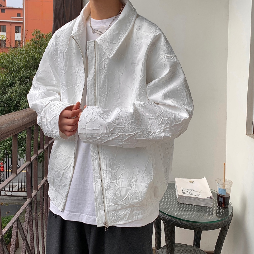 Áo Khoác Nam Xếp Ly Phong Cách Đường Phố Baroque Cao Cấp