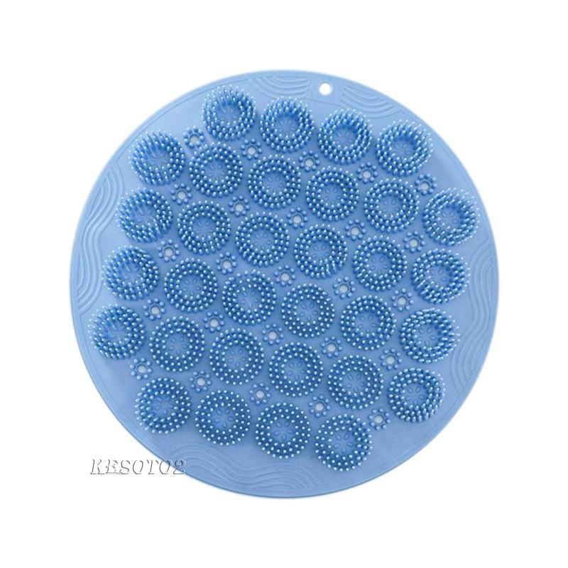 [Kesoto2] Bàn Chải Chà Lưng Bằng Silicon Có Giác Hút Đường Kính 30cm