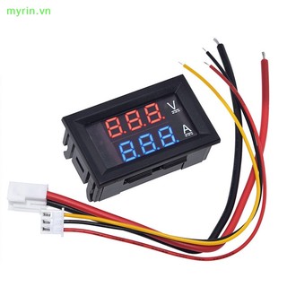 Myrin dc 10a vôn kế ampe kế led đồng hồ đo điện áp xe máy đồng hồ đo dòng điện vn