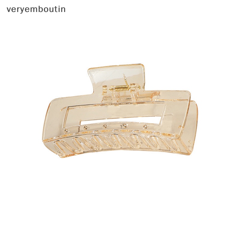 Kẹp Tóc Càng Cua Lớn Bằng Nhựa Nhiều Màu Thời Trang Cho Nữ