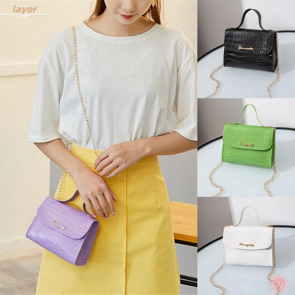 Túi Đeo Vai Cỡ Lớn Màu Sắc Tinh Khiết Thời Trang Cho Nữ