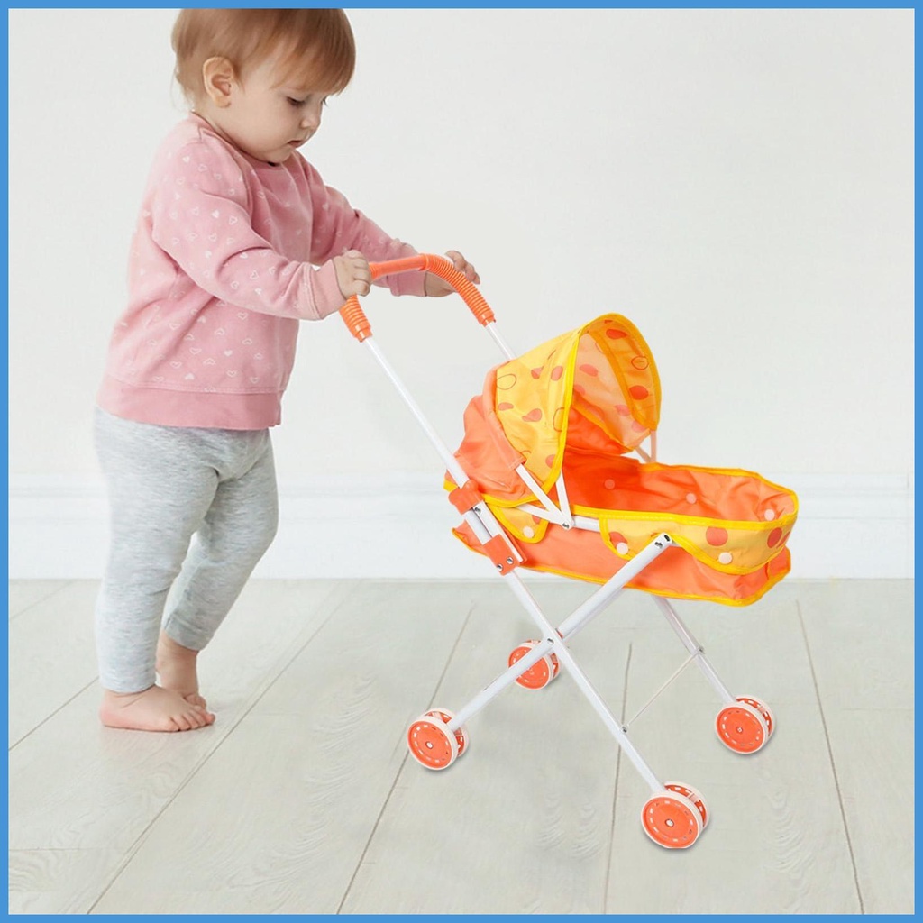 Xe Đẩy Búp Bê Đồ Chơi Mềm Mại Linh Hoạt Có Thể Tái Sử Dụng