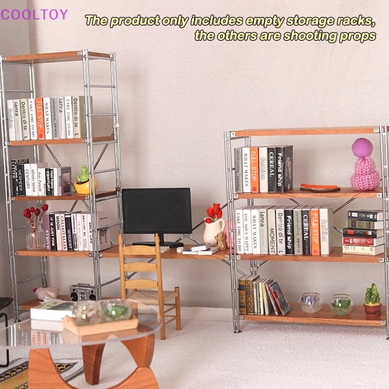 Kệ Đứng Đựng Sách Dùng Trang Trí Nhà Búp Bê Tỉ Lệ 1: 12