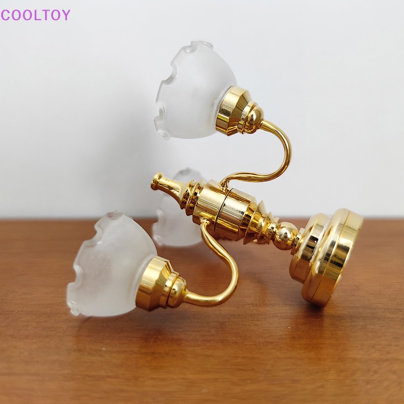 Đèn Trần Mini Màu Vàng Đồng Tỷ Lệ 1: 12 Dùng Trang Trí Nhà Búp Bê