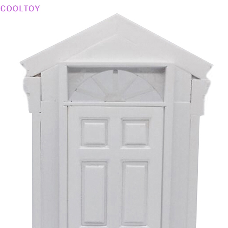 Cooltoy Mô Hình Cửa Sổ Màu Trắng Cỡ 1 / 12 Trang Trí Nhà Búp Bê DIY