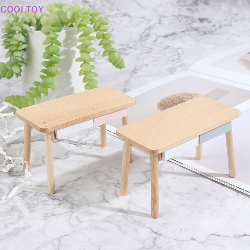 Mô Hình Bàn Máy Tính Phong Cách Bắc Âu Tỷ Lệ 1 / 12 Độc Đáo Trang Trí Nhà Búp Bê